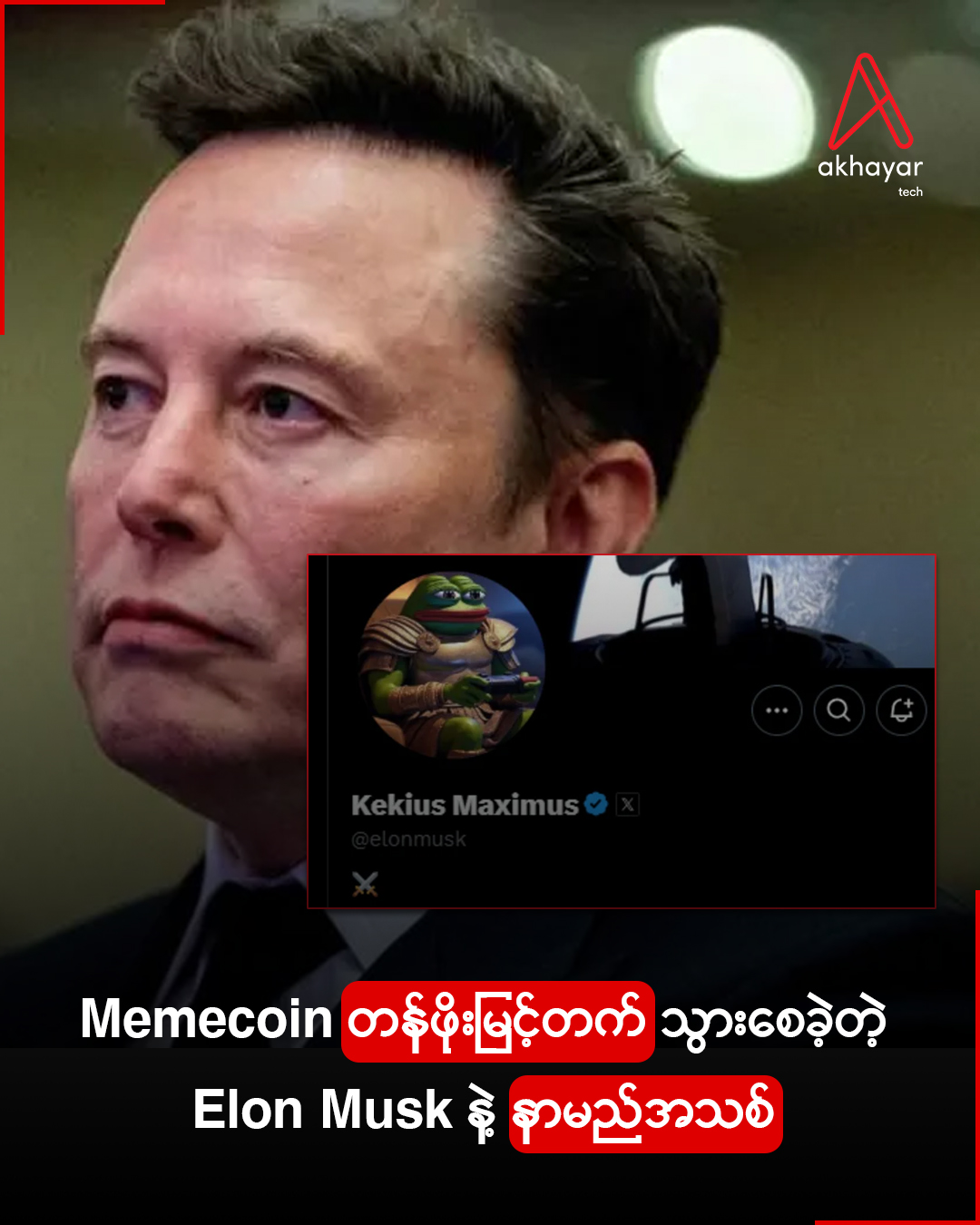 Memecoin တန်ဖိုးမြင့်တက်သွားစေခဲ့တဲ့ Elon Musk နဲ့ နာမည်အသစ်